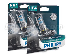 Pack de 2 ampoules HB4 Philips X-tremeVision PRO150 51W  - 9006XVPB1