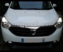 Set dagrijlichten met leds (wit Xenon) voor Dacia Lodgy