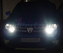 Pack Leds feux de jour / veilleuses (blanc xenon) pour Dacia Sandero 2