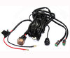 Voedingskabel met relais voor ledbalk en -koplamp - 2 DT-aansluitingen - losse schakelaar