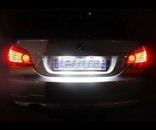 Pack leds (blanc pur) plaque arrière pour BMW Serie 5 (E60 E61)