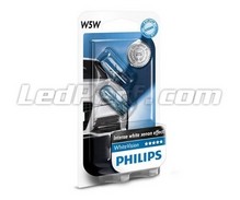 Set met 2 stadslichten Philips WhiteVision - wit - Fitting W5W