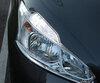 Set positielichten en dagrijlichten met led wit Xenon voor Peugeot 208 (zonder originele Xenon)