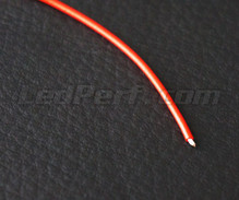 Câble rouge 0,5mm² - 1 mètre