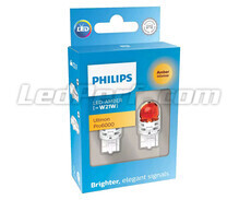 2x ledlampen Philips WY21W Ultinon PRO6000 - Oranje - T20 - 11065AU60X2