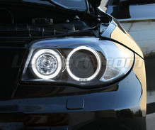 Pack angel eyes à leds (blanc pur) pour BMW Serie 1 phase 2 - MTEC V3.0