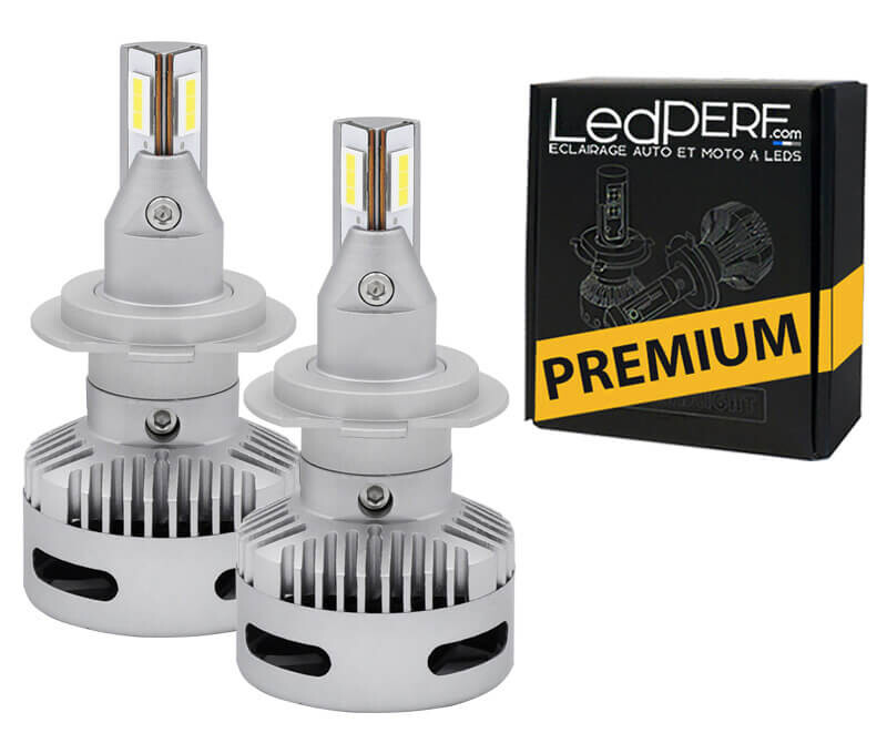 2 Ampoules H7 LED Phares pour Voiture 6500K Blanc Extrêmement
