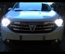 Set lampen voor de koplampen met Xenon-effect voor Dacia Lodgy