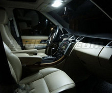 Set luxe full leds voor interieur (zuiver wit) voor Range Rover L322 Basic