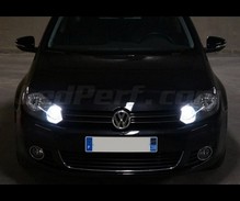 Set lampen voor de dagrijlichten en het grootlicht H15 met Xenon-effect voor Volkswagen Golf 6