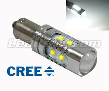 BAY9S lamp met 5 leds CREE Hoog vermogen Wit - Canbus - Fitting H21W