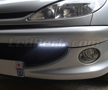 Ledset dagrijlichten / dagrijverlichting voor de Peugeot 206 (DRL)