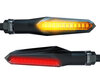 Clignotants dynamiques LED + feux stop pour Harley-Davidson Slim 1690