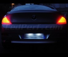Pack leds (blanc pur) plaque arrière pour BMW Serie 6 (E63 E64)