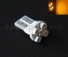 Lamp T10 Efficacity met 5 leds TL oranje (W5W)
