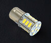 R10W ledlamp met 21 leds Wit - Fitting BA15S