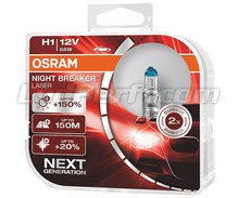Set van 2 lampen H1 Osram Night Breaker Laser +150% - 64150NL-HCB
