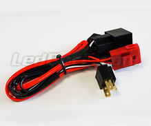Faisceau de cables avec relais pour Kit Bi Xenon HID H4 moto