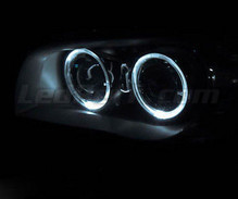 Pack angel eyes à leds (blanc pur) pour BMW Serie 1 phase 1 - Standard