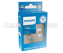 2x W5W LED-lampen Philips  Ultinon PRO6000 - T10 - 12V - Wit 4000K - 11961WU60X2